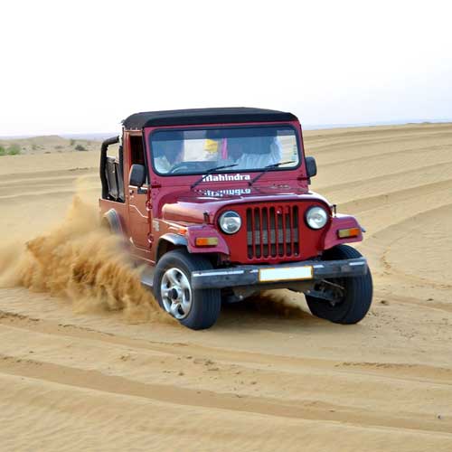 Jeep safari dune bashing Jaisalmer